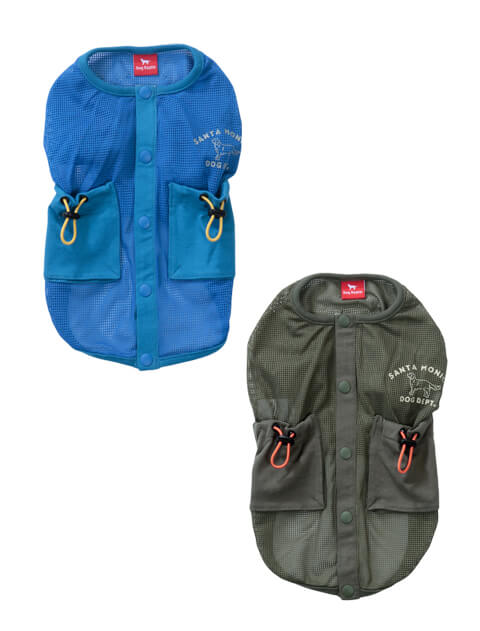《期間限定アウトレット》【DOG WEAR】背中ボタンポケットメッシュ