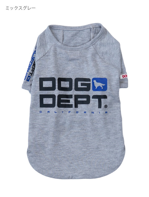 スポーツロゴラグランT 犬服ブランドのドッグデプト/DOG DEPT