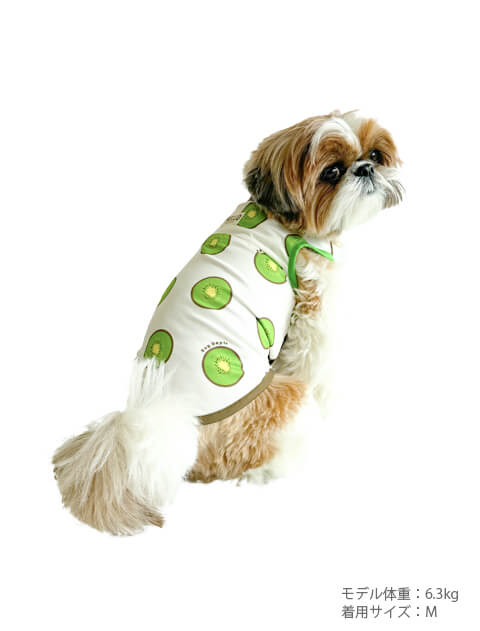 保冷剤ポケット付きフルーツノースリーブ犬服ブランドのドッグデプト/DOG DEPT