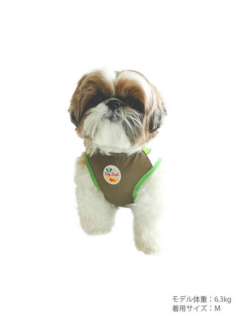 保冷剤ポケット付きフルーツノースリーブ犬服ブランドのドッグデプト/DOG DEPT