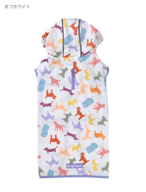 ストレッチイージーレインコート犬服ブランドのドッグデプト/DOG DEPT