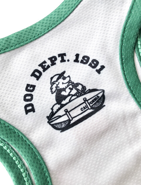 濡らして着る　ビーチドッグクールタンクトップ 犬服ブランドのドッグデプト/DOG DEPT