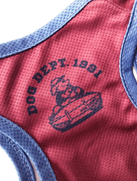 濡らして着る　ビーチドッグクールタンクトップ 犬服ブランドのドッグデプト/DOG DEPT