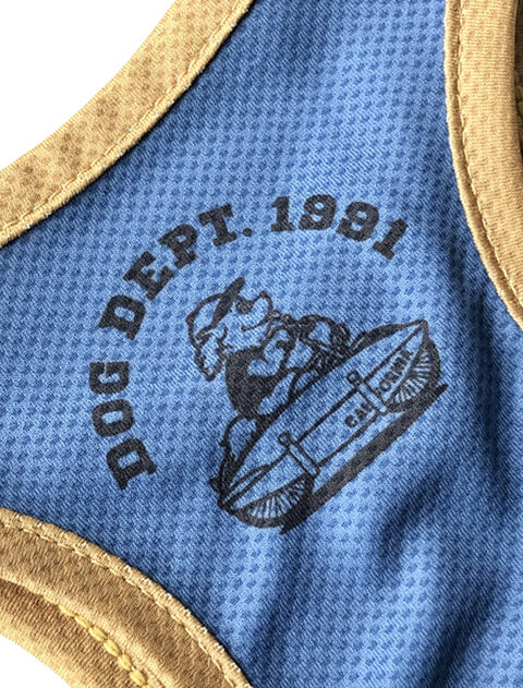 濡らして着る　ビーチドッグクールタンクトップ 犬服ブランドのドッグデプト/DOG DEPT