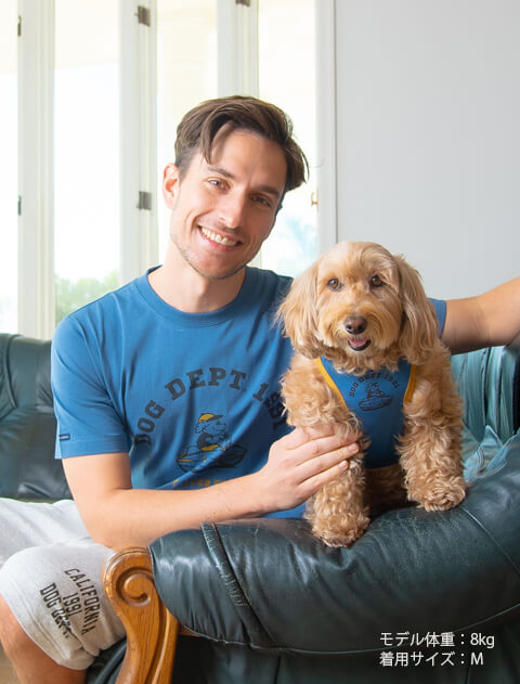 濡らして着る　ビーチドッグクールタンクトップ 犬服ブランドのドッグデプト/DOG DEPT