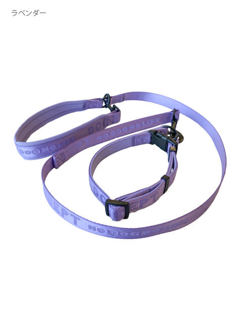 ジャガードロゴ　リード＆カラーセット ブランドのドッグデプト/DOG DEPT