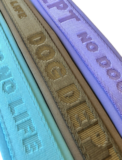 ジャガードロゴ　リード＆カラーセット ブランドのドッグデプト/DOG DEPT