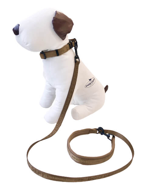 ジャガードロゴ　リード＆カラーセット ブランドのドッグデプト/DOG DEPT