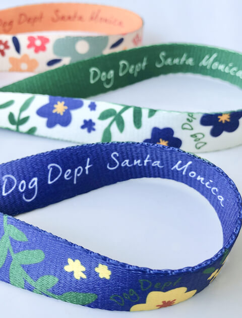 フラワーリード&カラーセット ブランドのドッグデプト/DOG DEPT