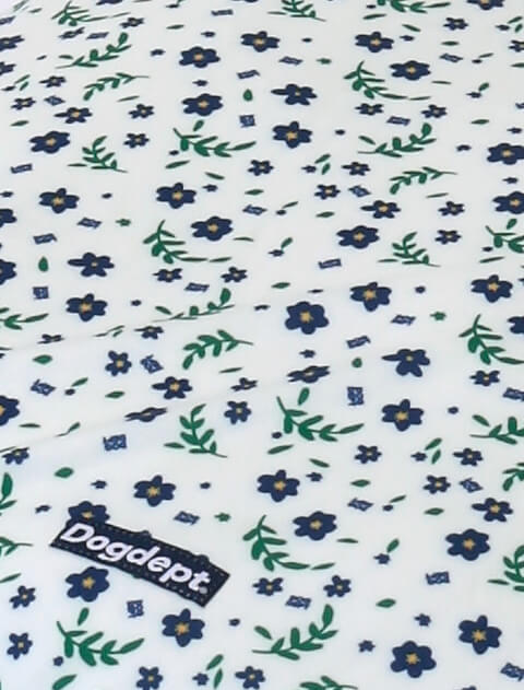 フラワーパターン　ドッグベッドカバー ブランドのドッグデプト/DOG DEPT