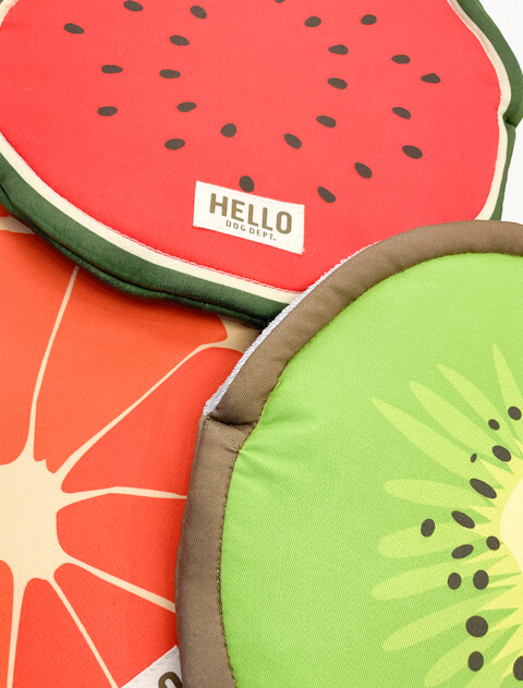 フルーツひんやり保冷剤カバー ブランドのドッグデプト/DOG DEPT