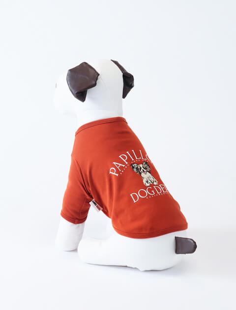 パピヨンTシャツ犬服ブランドのドッグデプト/DOG DEPT