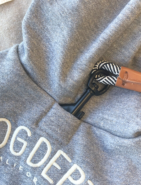 ラメ裏毛パーカーワンピ 犬服ブランドのドッグデプト/DOG DEPT
