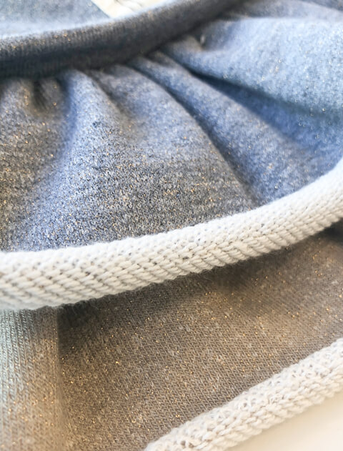 ラメ裏毛パーカーワンピ 犬服ブランドのドッグデプト/DOG DEPT