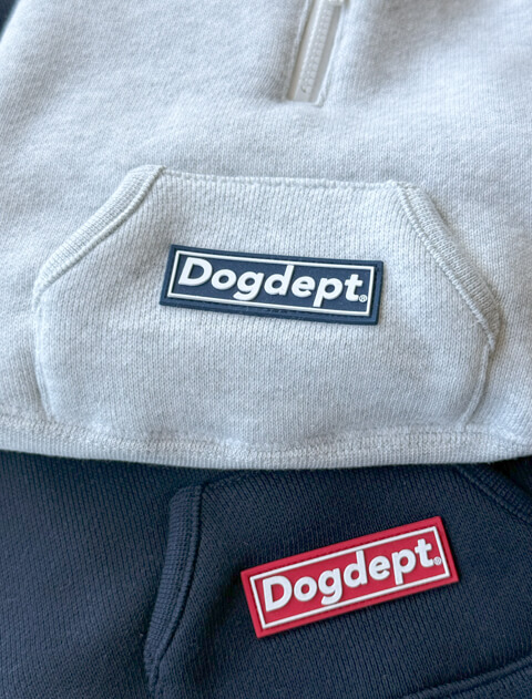 裏ボアボタンパーカー  犬服ブランドのドッグデプト/DOG DEPT