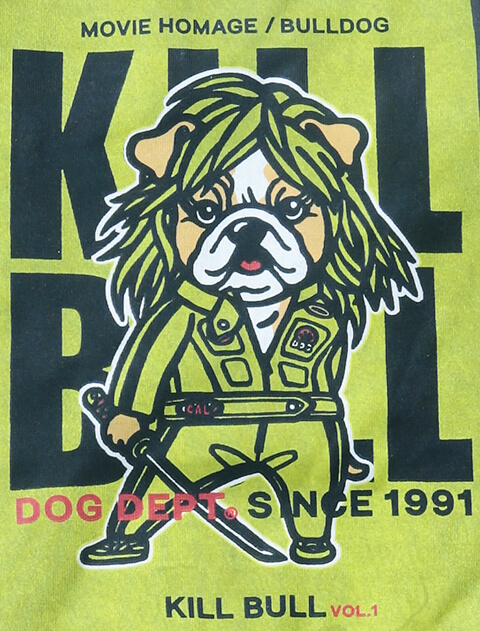 ムービーオマージュノースリーブ犬服ブランドのドッグデプト/DOG DEPT