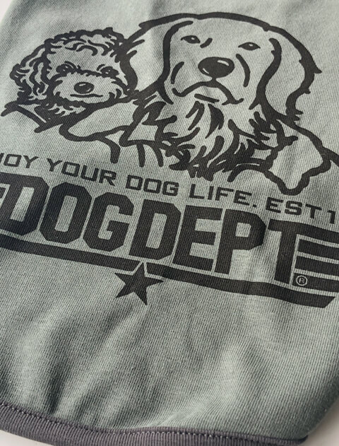 ムービーオマージュノースリーブ犬服ブランドのドッグデプト/DOG DEPT