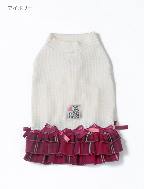 レイヤーチェックペア 犬服ブランドのドッグデプト/DOG DEPT