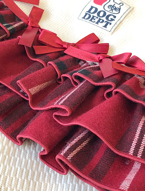 レイヤーチェックペア 犬服ブランドのドッグデプト/DOG DEPT