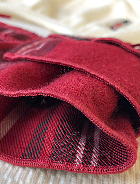 レイヤーチェックペア 犬服ブランドのドッグデプト/DOG DEPT