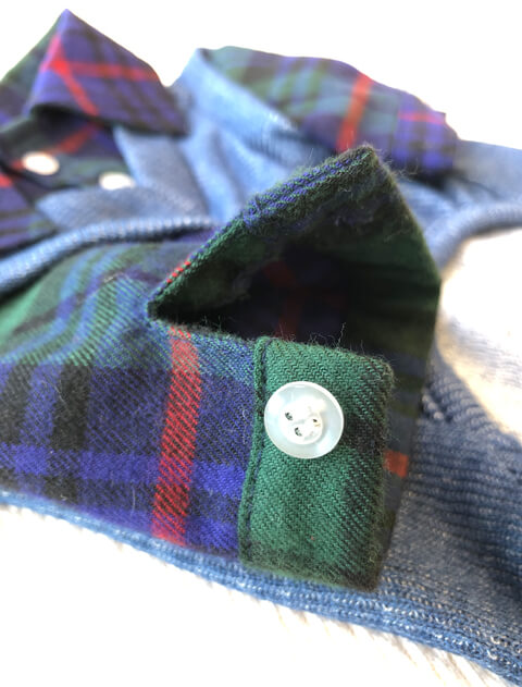 レイヤーチェックペア 犬服ブランドのドッグデプト/DOG DEPT