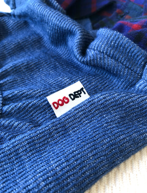 レイヤーチェックペア 犬服ブランドのドッグデプト/DOG DEPT