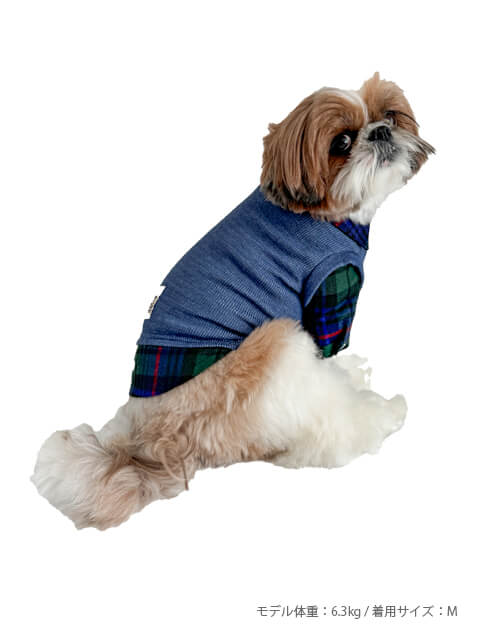 レイヤーチェックペア 犬服ブランドのドッグデプト/DOG DEPT