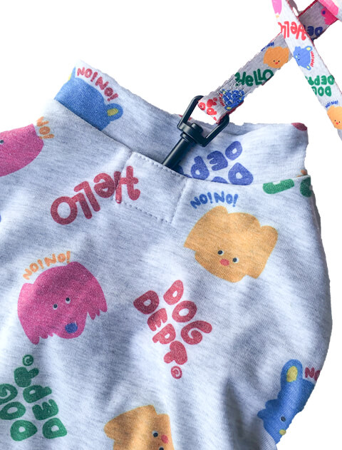 NO!NO!DOGロンパース 犬服ブランドのドッグデプト/DOG DEPT