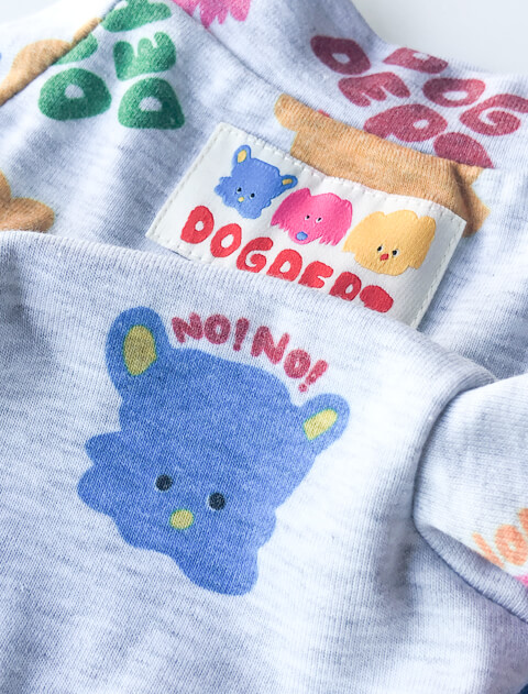 犬服 / ドッグウェア】NO!NO!DOGロンパース / DOG DEPT
