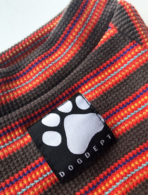 ボーダーロンパース 犬服ブランドのドッグデプト/DOG DEPT