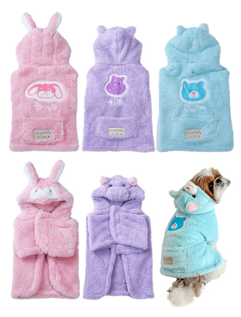 《期間限定アウトレット》【DOG WEAR】DOGDEPT FRIENDS　ふわぽかマント