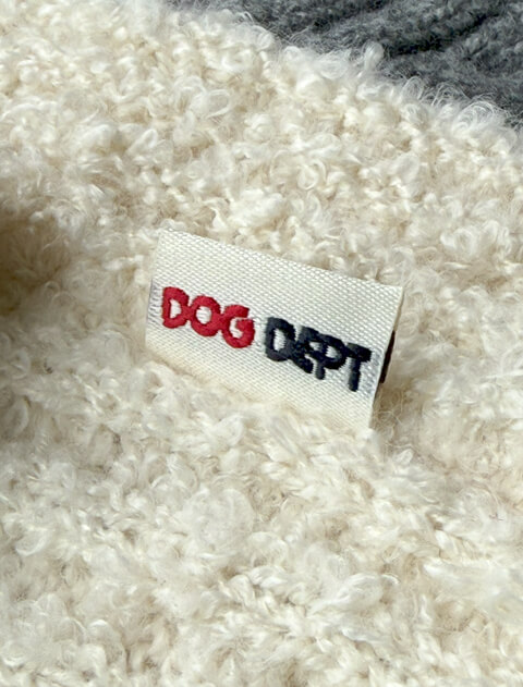 パッチワークニット犬服ブランドのドッグデプト/DOG DEPT