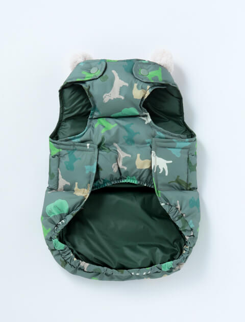 シルエットドッグエアーダウン犬服ブランドのドッグデプト/DOG DEPT