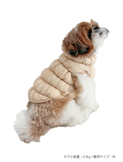 ドッグデプト シャーリングエアーダウン ベージュ XSサイズ ショップ