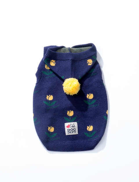 [新品]DOG DEPT 犬デザイン ニットセーター W 新品]DOG DEPT 犬デザイン ニットセーター W