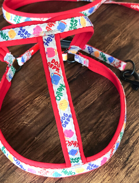 KLASSE14 ペットリード DOG GOODS】NO!NO!DOG ライトハーネス&リード