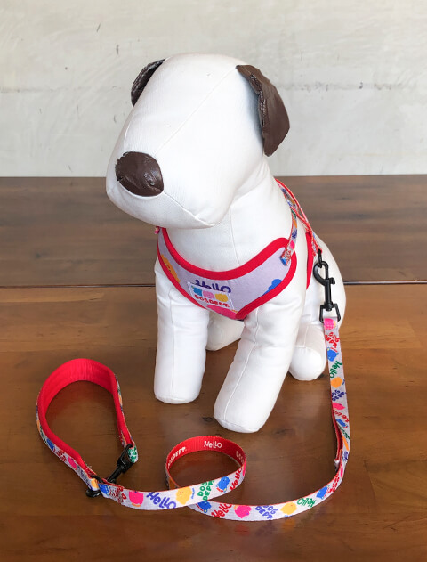 ドックデプト　首輪とハーネスセットxs 犬 ハーネス リード 首輪 3点セット 犬用 犬用ハーネス 小型犬