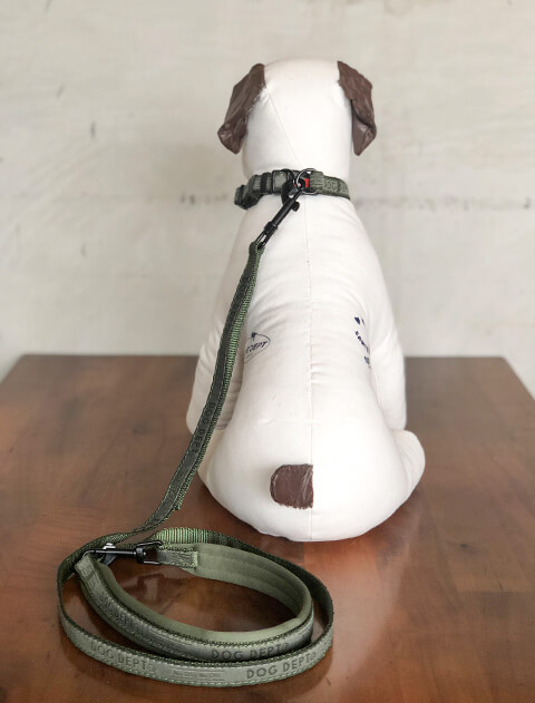 ジャガードロゴ　カラー&リード ブランドのドッグデプト/DOG DEPT