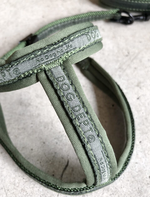 ジャガードロゴ　ライトハーネス&リード ブランドのドッグデプト/DOG DEPT