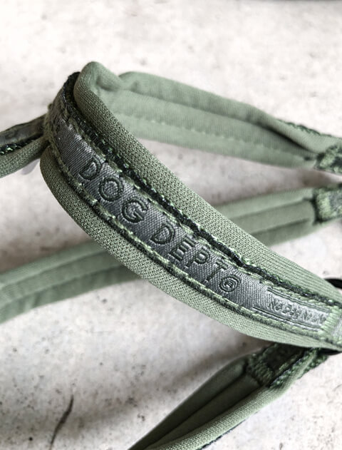 ジャガードロゴ　ライトハーネス&リード ブランドのドッグデプト/DOG DEPT