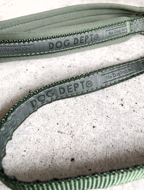 ジャガードロゴ　ライトハーネス&リード ブランドのドッグデプト/DOG DEPT