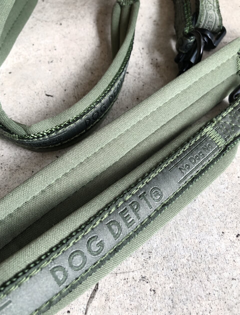 ジャガードロゴ　ライトハーネス&リード ブランドのドッグデプト/DOG DEPT