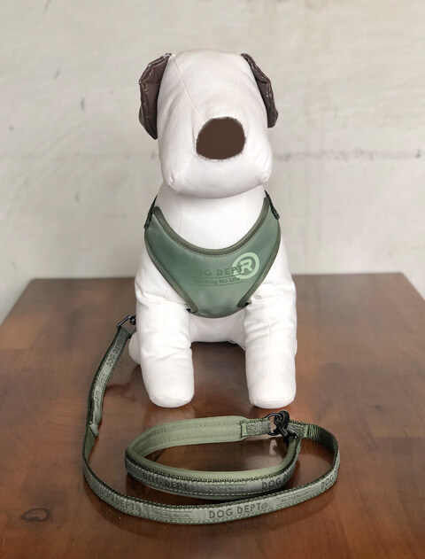 ジャガードロゴ　ソフトハーネス&リード ブランドのドッグデプト/DOG DEPT