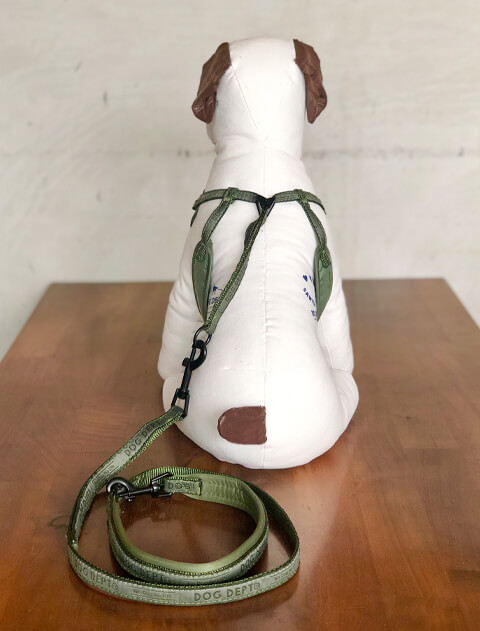 ジャガードロゴ　ソフトハーネス&リード ブランドのドッグデプト/DOG DEPT