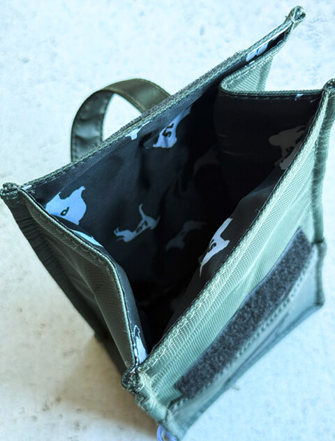 ポリ×PU 切り替えマナーポーチ ブランドのドッグデプト/DOG DEPT