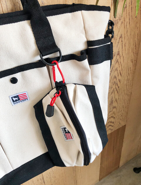 ポリキャンバスマナーポーチ ブランドのドッグデプト/DOG DEPT