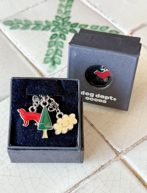 dogチャームネックレス ブランドのドッグデプト/DOG DEPT