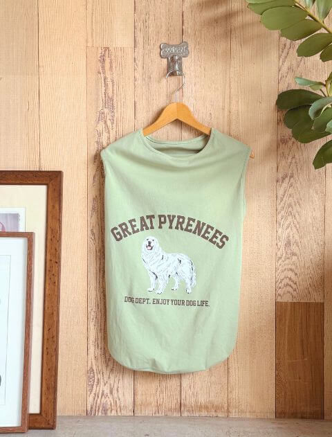 【DOG WEAR】グレートピレニーズノースリーブ