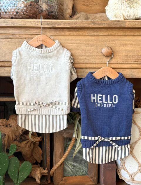 【DOG WEAR】ドッキングニットレイヤー