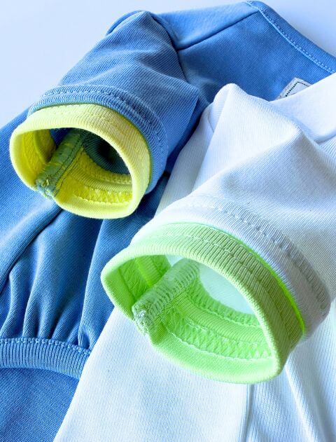 風景ミックスレイヤーTシャツ犬服ブランドのドッグデプト/DOG DEPT